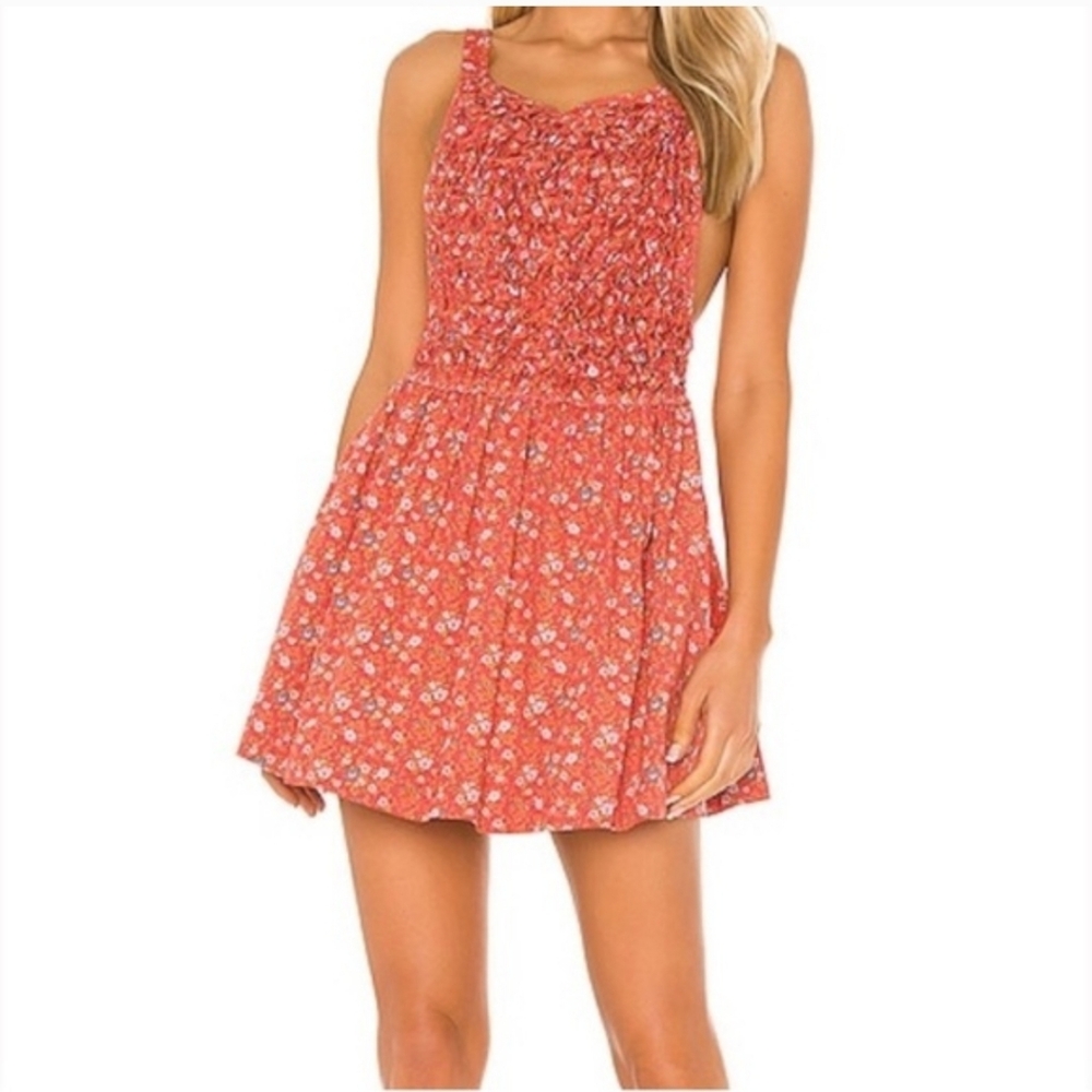 Free People Petunia Poppy Combo Floral Print Mini - NWT XL